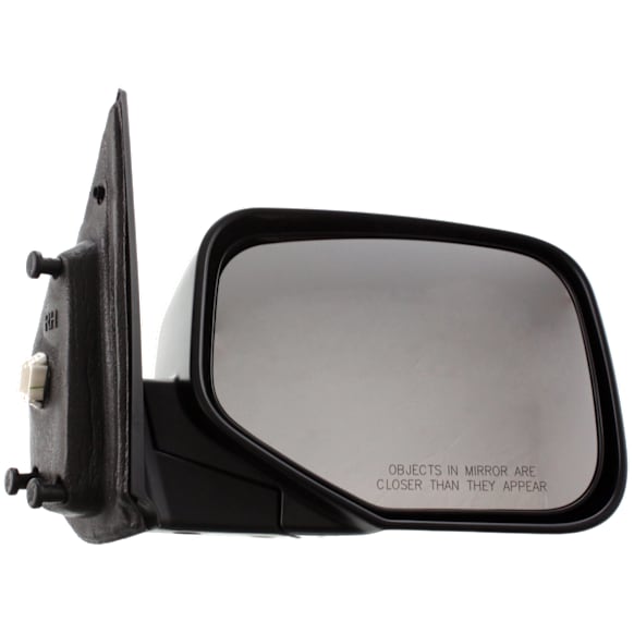 Passenger Side Mirror, Power Adjust, Non-Heated, Manual Folding, Textured Black, No Signal Light, No Memory, No Puddle Light, No Auto-Dimming, No Blind Spot Feature