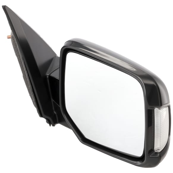 2015 Honda Pilot - Passenger Side Mirror, Power Adjust, Non-Heated, Paintable, Manual Folding, In-housing Signal Light, No Blind Spot Feature, No Memory, No Puddle Light, No Auto-Dimming