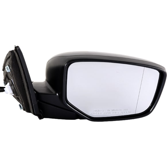 Passenger Side Mirror, Power Adjust, Non-Heated, Manual Folding, Paintable, No Signal Light, No Memory, No Puddle Light, No Auto-Dimming, No Blind Spot Feature