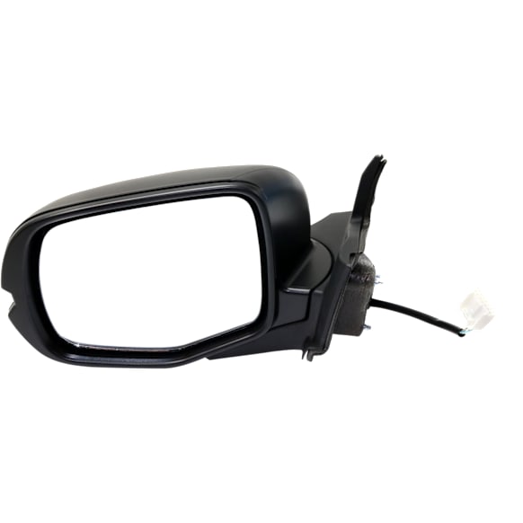 2016 Honda Pilot - Driver Side Mirror, Power Adjust, Non-Heated, Textured Black, Manual Folding, No Signal Light, No Blind Spot Feature, No Memory, No Puddle Light, No Auto-Dimming