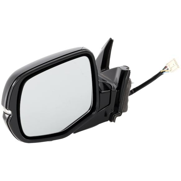 2016 Honda Pilot Elite - Driver Side Mirror, For Models without Expanded View Aspherical Glass, Power Adjust, Heated, Paintable, Manual Folding, In-housing Signal Light, No Blind Spot Feature, With Memory, No Puddle Light, No Auto-Dimming