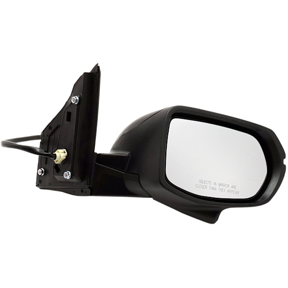 2016 Honda CR-V EX - Passenger Side Mirror, For Models With Lane Departure Warning System, Power Adjust, Heated, Paintable, Manual Folding, In-housing Signal Light, No Blind Spot Feature, No Memory, No Puddle Light, No Auto-Dimming