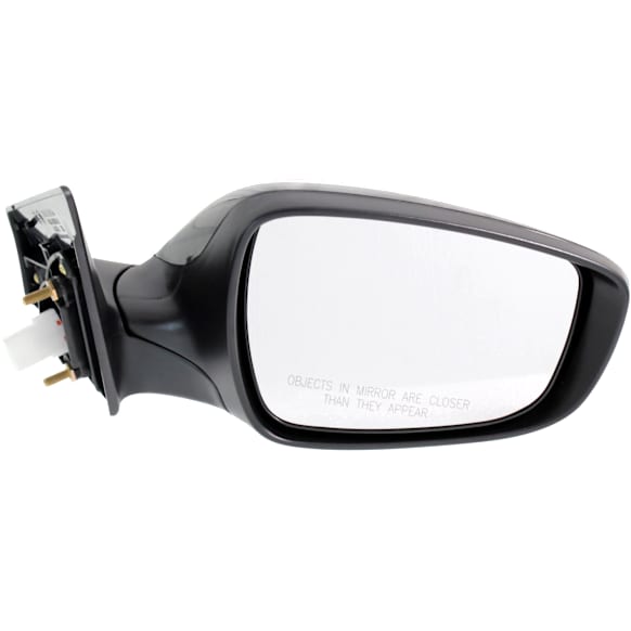 2016 Hyundai Elantra - Passenger Side Mirror, Korea or USA Built Vehicle, Power Adjust, Non-Heated, Paintable, Manual Folding, No Signal Light, No Blind Spot Feature, No Memory, No Puddle Light, No Auto-Dimming