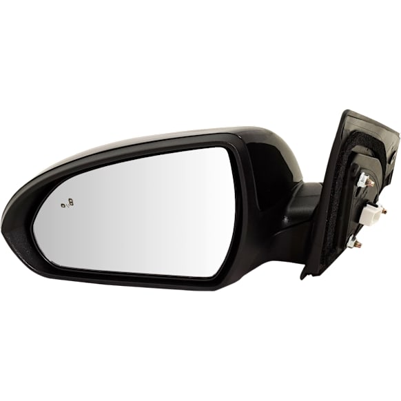 2017-2020 Hyundai Elantra - Driver Side Mirror, Power Adjust, Heated, Manual Folding, Paintable, No Signal Light, No Memory, No Puddle Light, No Auto-Dimming, With Blind Spot Detection in Glass