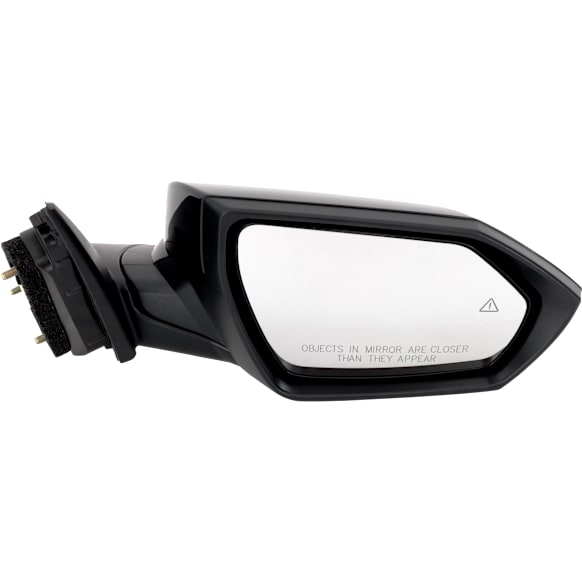 2023 Hyundai Elantra - Passenger Side Mirror, Korea or USA Built Vehicle, Power Adjust, Heated, Paintable, Manual Folding, No Signal Light, With Blind Spot Detection in Glass, No Memory, No Puddle Light, No Auto-Dimming