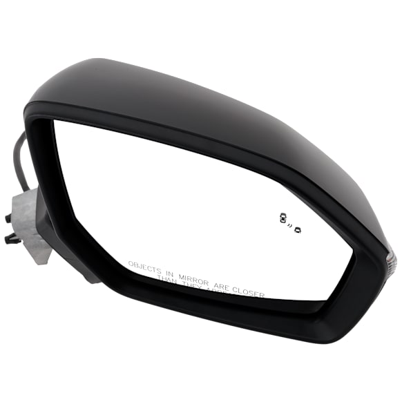 2021 Hyundai Palisade - Passenger Side Mirror, For Models With Standard Equipment, Power Adjust, Heated, Paintable, Manual Folding, In-housing Signal Light, With Blind Spot Detection in Glass, No Memory, No Puddle Light, No Auto-Dimming