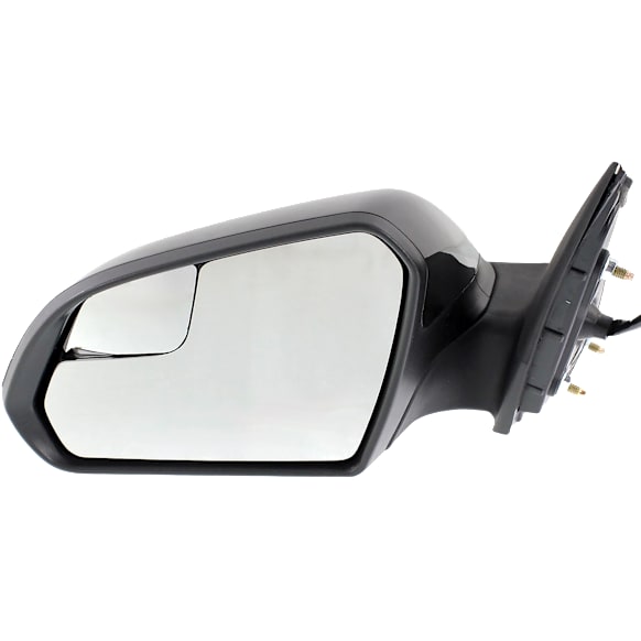 Driver Side Mirror, Power, Manual Folding, Heated, Paintable, No Signal Light, No Memory, No Puddle Light, No Auto-Dimming, With Blind Spot Glass