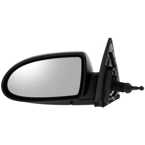 Driver Side Mirror, Manual Adjust, Manual Folding, Non-Heated, Textured Black, No Signal Light, No Memory, No Puddle Light, No Auto-Dimming, No Blind Spot Feature