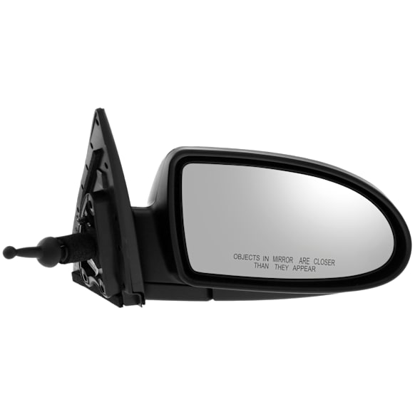 Passenger Side Mirror, Manual Adjust, Manual Folding, Non-Heated, Textured Black, No Signal Light, No Memory, No Puddle Light, No Auto-Dimming, No Blind Spot Feature