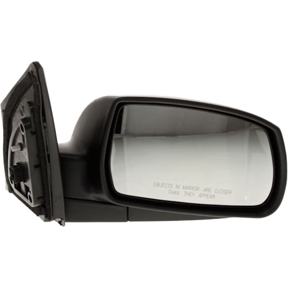 2010-2015 Hyundai Tucson - Passenger Side Mirror, Power, Manual Folding, Non-Heated, Textured Black, No Signal Light, No Memory, No Puddle Light, No Auto-Dimming, No Blind Spot Feature, Type 1