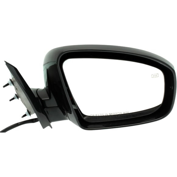 2013 Infiniti JX35 Base - Passenger Side Mirror, For Models Without Premium Package, Power Adjust, Heated, Paintable, Power Folding, No Signal Light, No Blind Spot Feature, No Memory, No Puddle Light, No Auto-Dimming