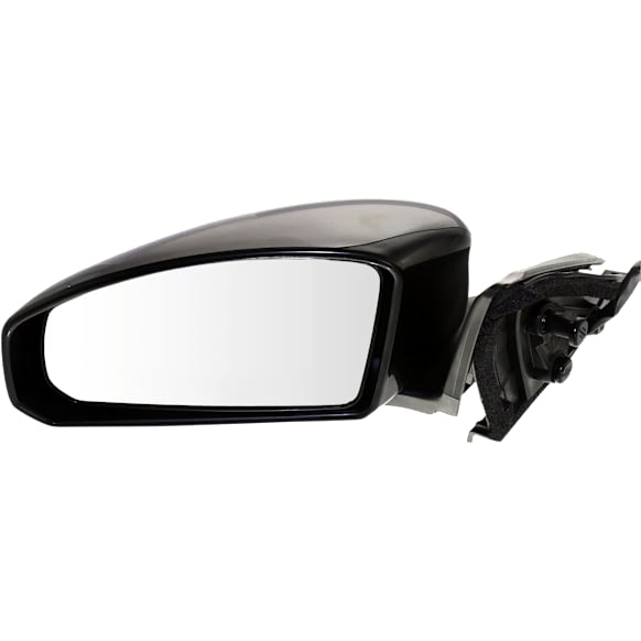 Driver Side Mirror, Power, Non-Heated, Manual Folding, Paintable, No Signal Light, Memory, Puddle Light, Auto-Dimming and Blind Spot Feature, Coupe