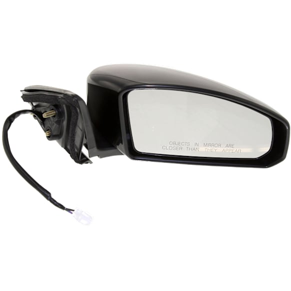Passenger Side Mirror, Power, Heated, Manual Folding, Paintable, No Signal Light, Memory, Puddle Light, Auto-Dimming and Blind Spot Feature, Coupe