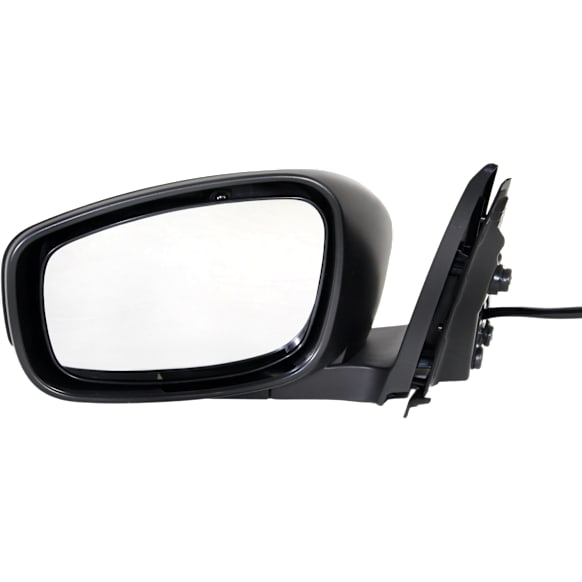 Driver Side Mirror, Power, Non-Heated, Manual Folding, Paintable, No Signal Light, Memory, Puddle Light, Auto-Dimming and Blind Spot Feature, Coupe