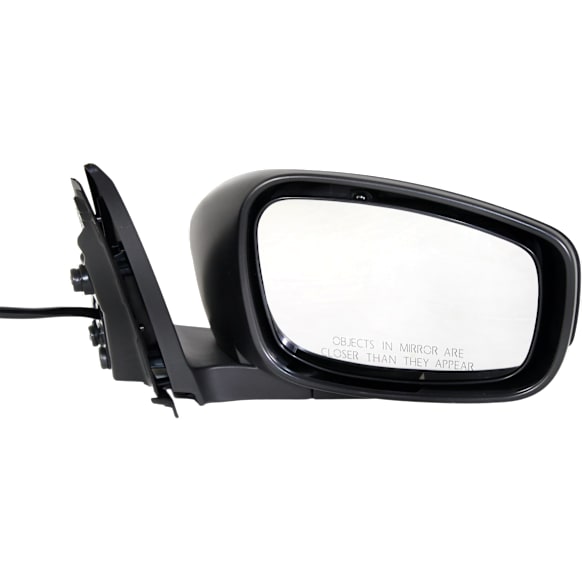 Passenger Side Mirror, Power, Non-Heated, Manual Folding, Paintable, No Signal Light, Memory, Puddle Light, Auto-Dimming and Blind Spot Feature, Coupe