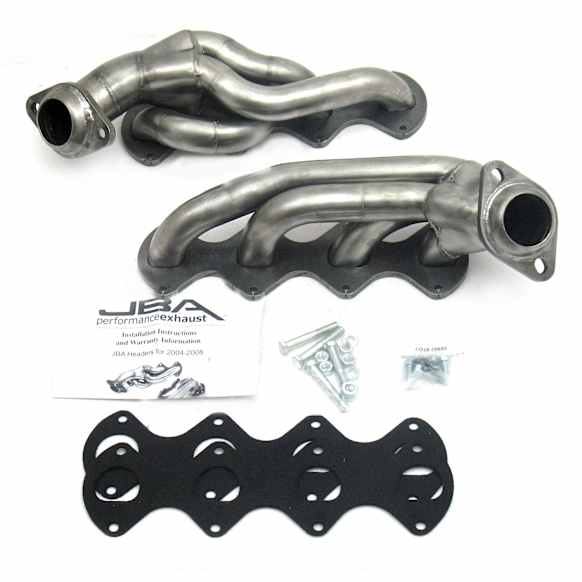 1676S Headers Shorty, Natural, Made of Stainless Steel