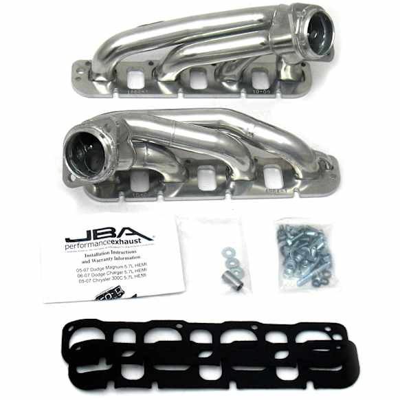 1964S-1JS Headers Shorty, Silver Ceramic Coated, Made of Stainless Steel