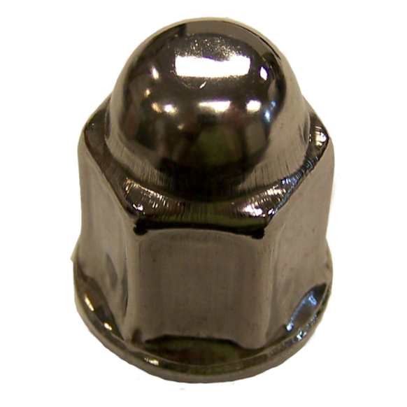2014 Jeep Wrangler - Lug Nut, 1/2 In. X 20 Thread Size, Polished, Stainless Steel, Sold Individually