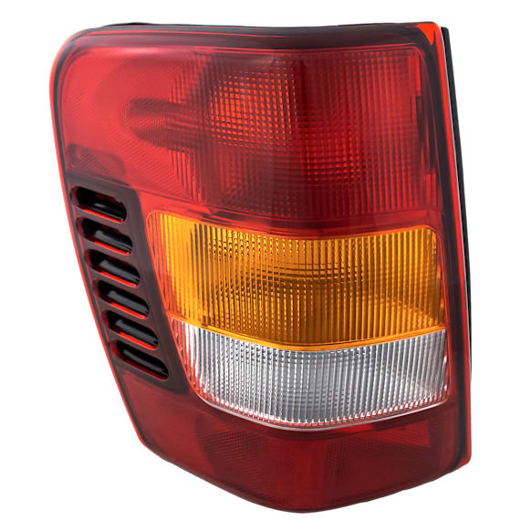 2004 Jeep Grand Cherokee Overland - Driver Side Halogen Tail Light, Without bulb(s), OE Replacement