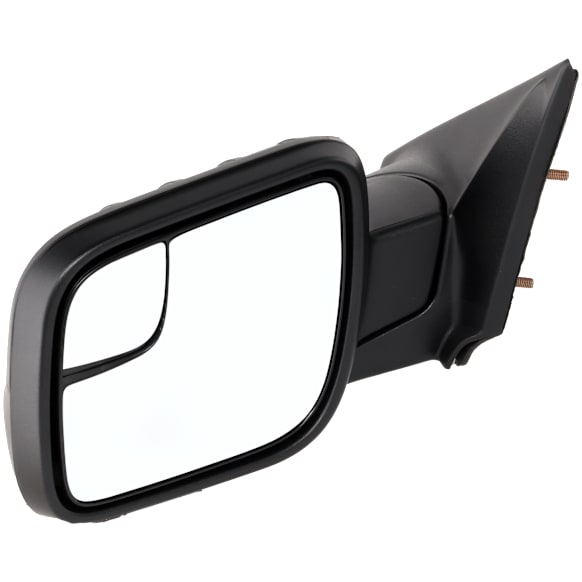 2011-2015 Ford Explorer - Driver Side Mirror, Power, Manual Folding, Non-Heated, Textured Black, No Signal Light, No Memory, No Puddle Light, No Auto-Dimming, With Blind Spot Glass