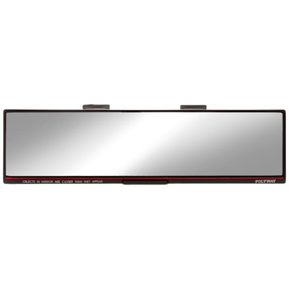 JH939 Rear View Mirror, Wide Angle, Clip-on Type, 3  x 11 in.