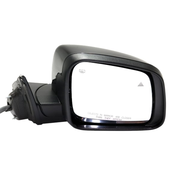 2014-2021 Jeep Grand Cherokee - Passenger Side Mirror, Power Adjust, Heated, Power Folding, Paintable, In-housing Signal Light, With Memory, With Puddle Light, No Auto-Dimming, With Blind Spot Detection in Glass