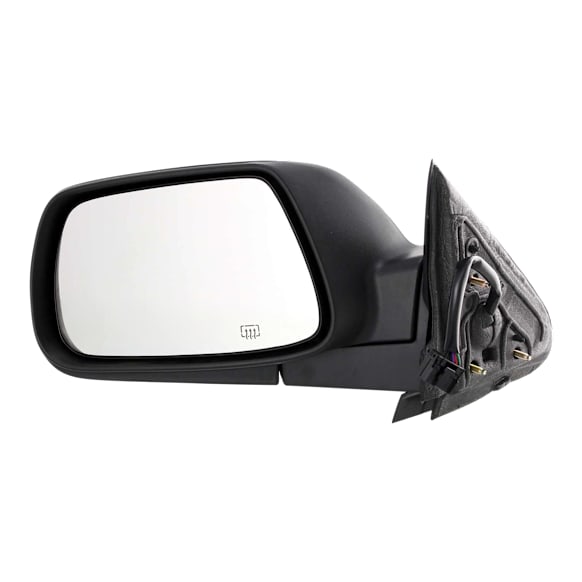 Driver Side Mirror, Power, Manual Folding, Heated, Textured Black, No Signal Light, No Memory, No Puddle Light, No Auto-Dimming, No Blind Spot Feature