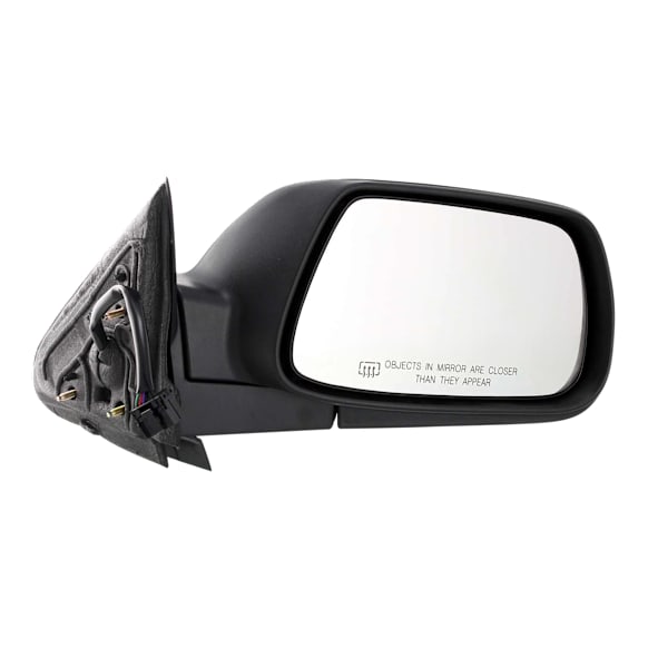 Passenger Side Mirror, Power, Manual Folding, Heated, Textured Black, No Signal Light, No Memory, No Puddle Light, No Auto-Dimming, No Blind Spot Feature