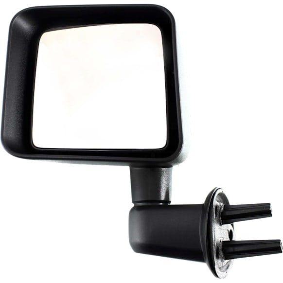 Driver Side Mirror, Manual Adjust, Manual Folding, Non-Heated, Textured Black, No Signal Light, No Memory, No Puddle Light, No Auto-Dimming, No Blind Spot Feature