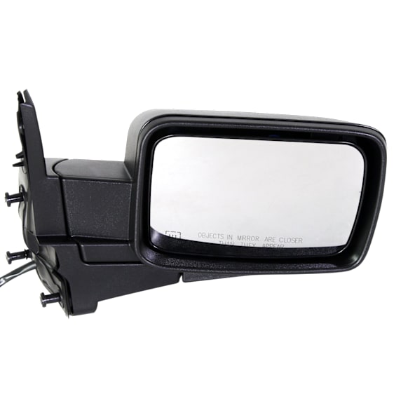 Passenger Side Mirror, Power, Manual Folding, Heated, Textured Black, No Signal Light, With memory, No Puddle Light, No Auto-Dimming, No Blind Spot Feature
