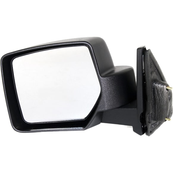Driver Side Mirror, Manual Adjust, Manual Folding, Non-Heated, Textured Black, No Signal Light, No Memory, No Puddle Light, No Auto-Dimming, No Blind Spot Feature