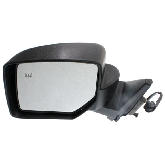 Driver Side Mirror, Power, Manual Folding, Heated, Textured Black, No Signal Light, No Memory, No Puddle Light, No Auto-Dimming, No Blind Spot Feature
