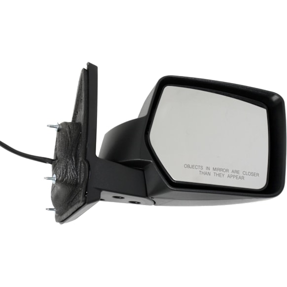 Passenger Side Mirror, Power, Manual Folding, Heated, Textured Black, No Signal Light, No Memory, No Puddle Light, No Auto-Dimming, No Blind Spot Feature