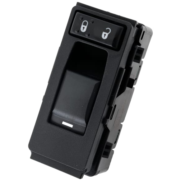 Front, Passenger Side Window Switch, Black, 2-Button, 8 Blade, Without Auto Down Switch