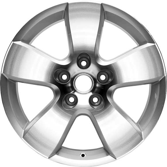 ALY02363U90N Jante Aluminum Polished Wheel - 20 in. X 8 in., 5 x 5.5 in. Bolt Pattern, Sold Individually