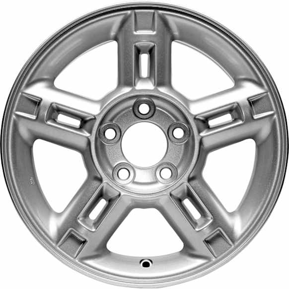 ALY03450U20N Jante Aluminum Silver Wheel - 16 in. X 7 in., 5 x 4.5 in. Bolt Pattern, Sold Individually