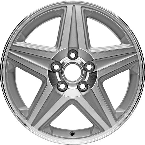ALY05187U20N Jante Aluminum Silver Wheel - 17 in. X 6.5 in., 5 x 115 mm Bolt Pattern, Sold Individually