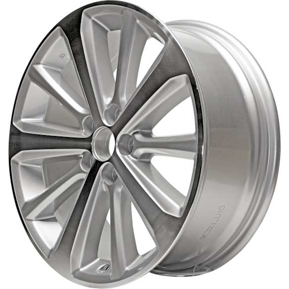 ALY69548U10N Jante Aluminum Silver Wheel - 19 in. X 7.5 in., 5 x 4.5 in. Bolt Pattern, Sold Individually