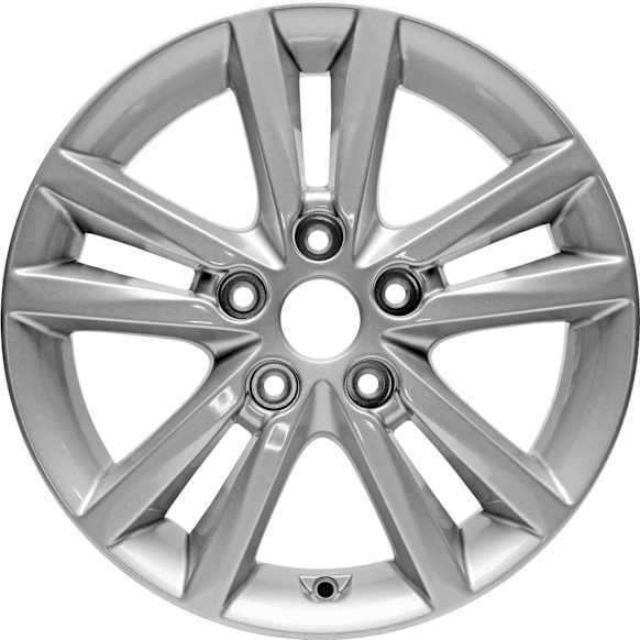 2016 Hyundai Sonata - Aluminum Silver Wheel, 16 in. x 6.5 in., 5 x 115 mm Bolt Pattern