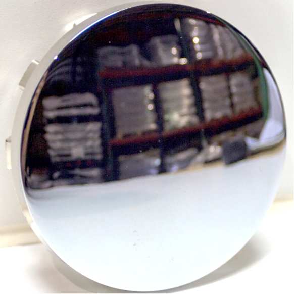 2005 Cadillac Escalade ESV - Wheel Center Cap, Chrome Finish, 3.25in. Diameter; For 17; 20; 22in. Wheel; Blank Aftermarket Center Cap, Sold Individually