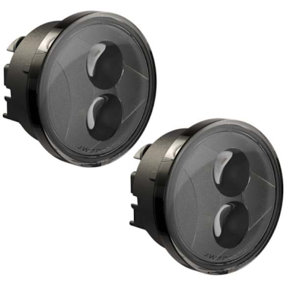 0346503 JW Speaker 0346493 Jeep JK LED Turn Signal Lights, DOT Compliant, Smoked Lens, Set of 2