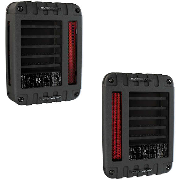 0347531 Driver and Passenger Side LED Tail Light, With bulb(s), Clear Lens, Black Interior, Model 279 J Series