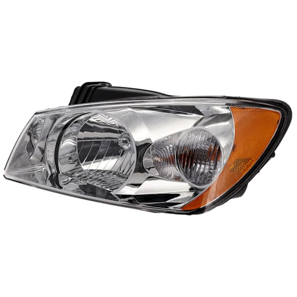 2006 Kia Spectra - Driver Side Halogen Headlight, With bulb(s), OE Replacement