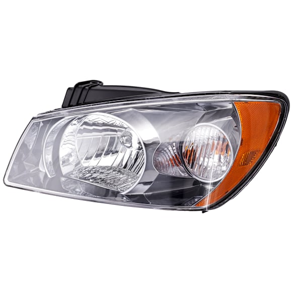 2005 Kia Spectra - Driver Side Halogen Headlight, With bulb(s), Sedan, OE Replacement