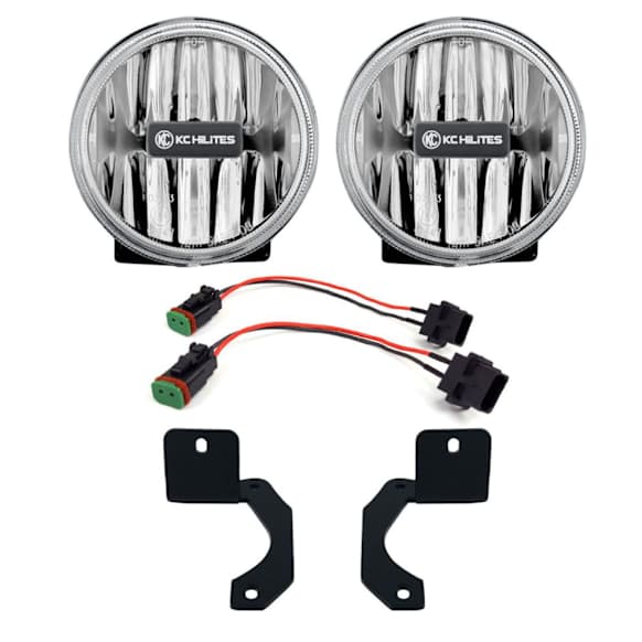504 Front, Driver and Passenger Side LED Fog Light, With bulb(s), Gravity Series