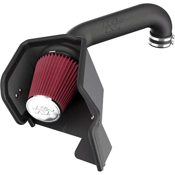 K&N Cold Air Intake - Premium High Flow, Lifetime Washable Filter, Guaranteed Horsepower Increase - 63-1561