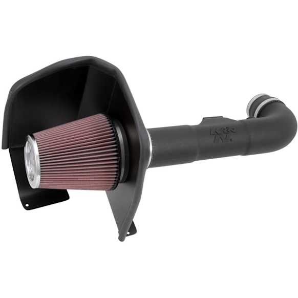 K&N Cold Air Intake - Premium High Flow, Lifetime Washable Filter, Guaranteed Horsepower Increase - 63-3082
