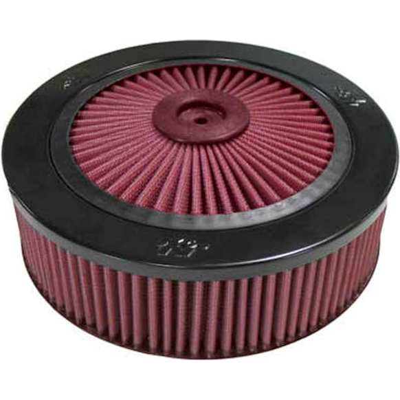 66-3150 Air Cleaner Assembly - Black & Red Top, Red Filter, Cotton Gauze, Universal, Assembly