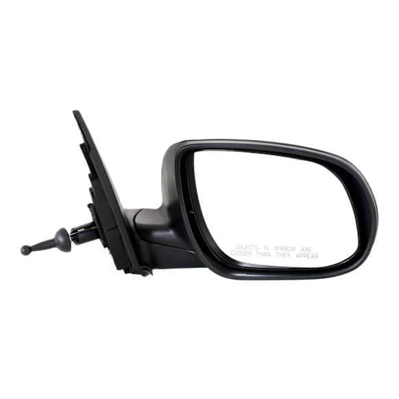 Passenger Side Mirror, Manual Adjust, Manual Folding, Non-Heated, Paintable, No Signal Light, No Memory, No Puddle Light, No Auto-Dimming, No Blind Spot Feature