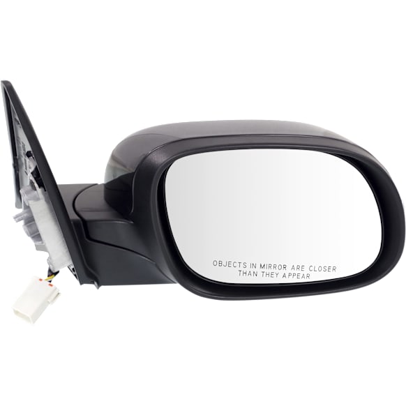 Passenger Side Mirror, Power, Manual Folding, Heated, Paintable, No Signal Light, No Memory, No Puddle Light, No Auto-Dimming, No Blind Spot Feature